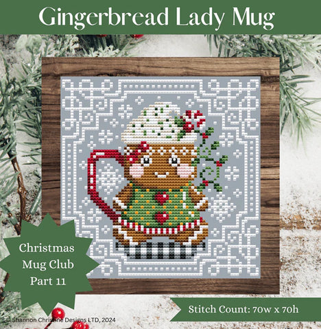 Gingerbread Lady Mug - Shannon Christine Designs