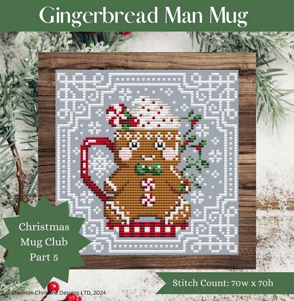Gingerbread Man Mug - Shannon Christine Designs