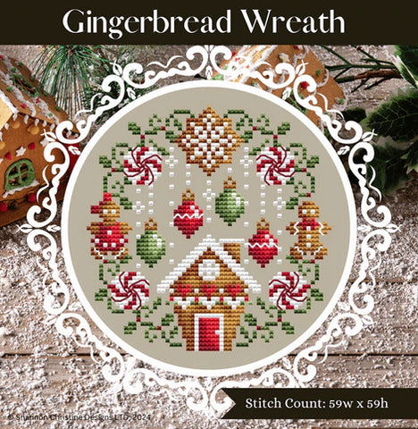 Gingerbread Wreath - Shannon Christine Designs