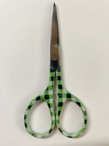 Green Gingham Scissors - Dinky Dyes