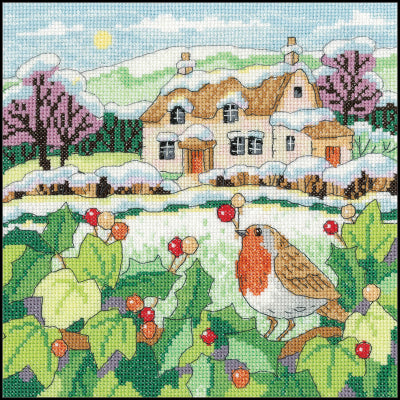 Snowy Cottage: Karen Carter Collection - Heritage Crafts