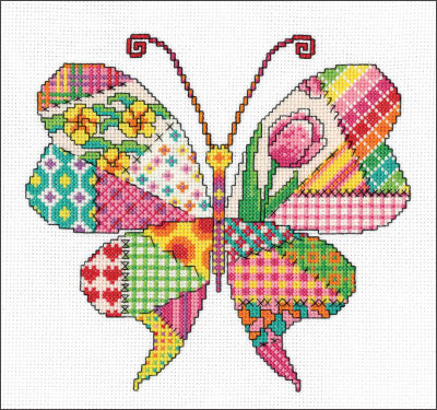 Butterfly: Patchwork By Michaela Learner - Heritage Crafts