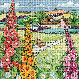 Hollyhock Farm: The Karen Carter Collection (Aida) - Heritage Crafts Kits