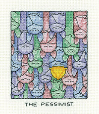 The Pessimist: Simply Heritage By Peter Underhill (Aida) - Heritage Crafts Kits