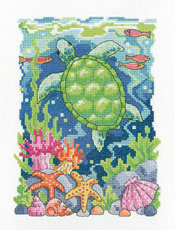 Turtle: The Karen Carter Collection (Aida) - Heritage Crafts Kits