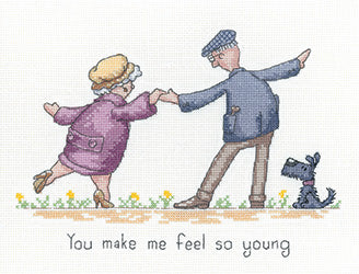 You Make Me Feel So Young: Golden Years Collection By Peter Underhill  (Aida) - Heritage Crafts Kits