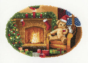 The Night Before Christmas: The John Clayton Collection (Evenweave Fabric) - Heritage Crafts Kits