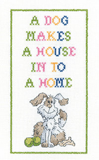 House In To A Home: Karen's Sayings By Karen Carter (Aida) - Heritage Crafts Kits