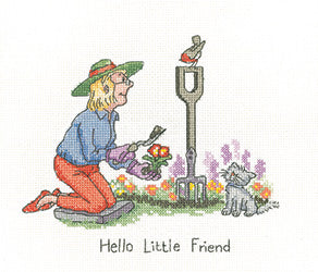 Hello Little Friend: Golden Years Collection By Peter Underhill (Aida) - Heritage Crafts Kits