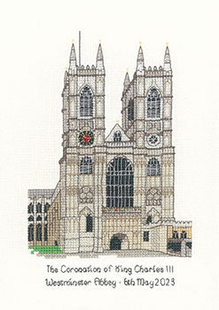 Westminster Abbey Coronation Edition By Susan Ryder (Evenweave Fabric) - Heritage Crafts Kits