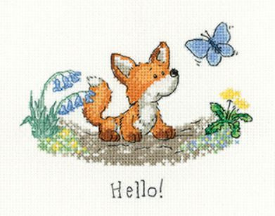 Hello!: Little Foxes By Peter Underhill (Aida) - Heritage Crafts Kits