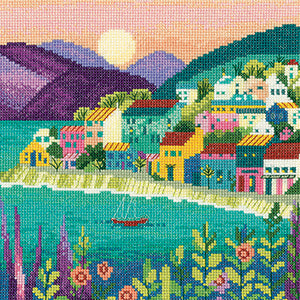 The Peaceful Harbour By Mel Rodicq (Evenweave Fabric) - Heritage Crafts Kits