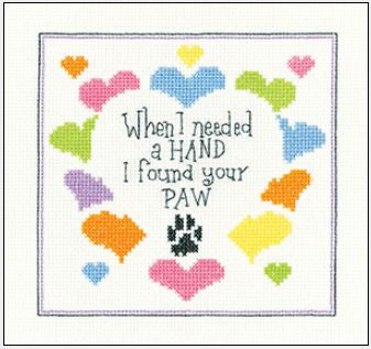 I Found Your Paw: Peter Underhill (Aida) - Heritage Crafts Kits