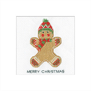 Gingerbread Winter Hat: Greeting Cards By Kirsten Roche (Aida) - Heritage Crafts Kits