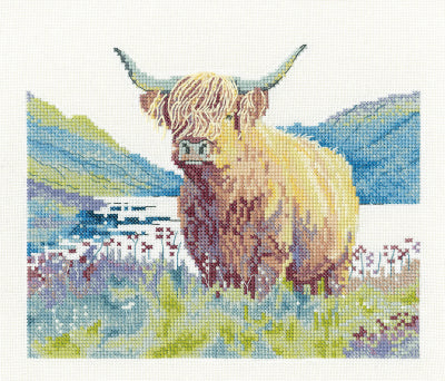 Highland Majesty By Susan Ryder (Aida) - Heritage Crafts Kits