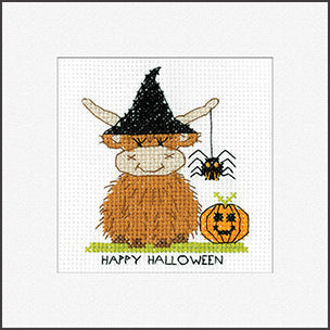 Highland Halloween: Greeting Cards By Susan Ryder (Aida) - Heritage Crafts Kits