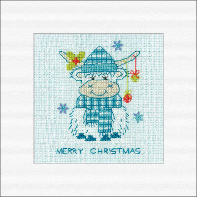 Frosted Highland Tartan: Greeting Cards By Kristen Roche (Aida) - Heritage Crafts Kits