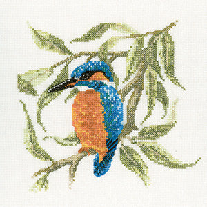 Kingfisher: Birds By David Merry (Aida) - Heritage Crafts Kits