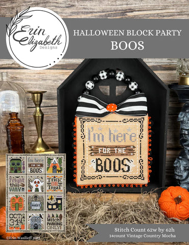 Halloween Block Party: Boos - Erin Elizabeth Designs