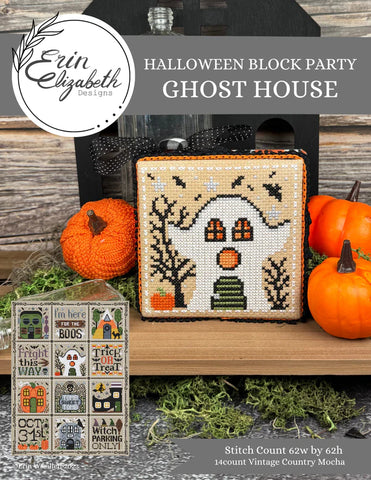 Halloween Block Party: Ghost House  - Erin Elizabeth Designs
