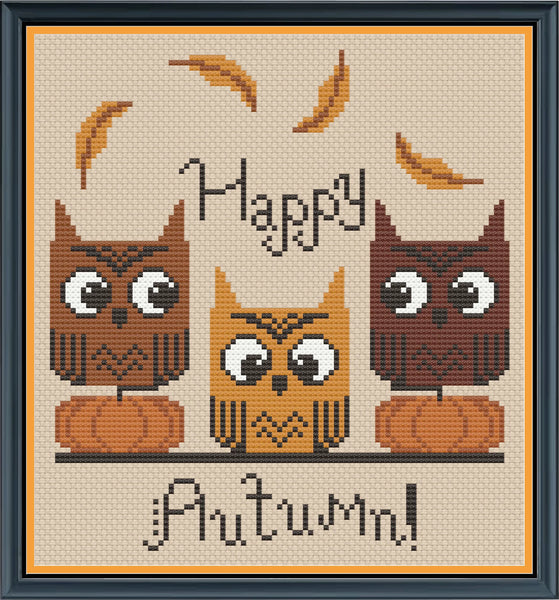 Happy Owloween/Happy Autumn - Luminous Fiber Arts