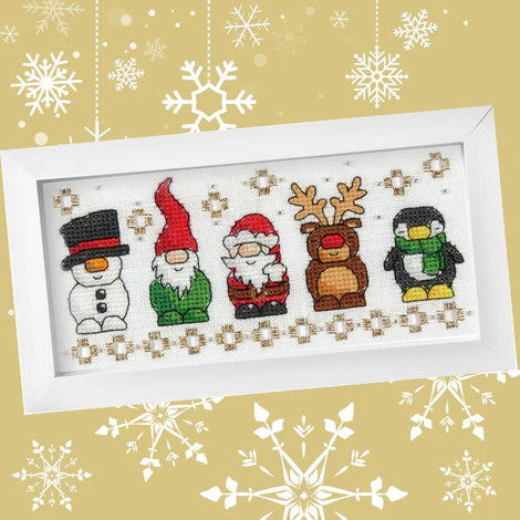 Hardanger Christmas Crew - Faby Reilly Designs