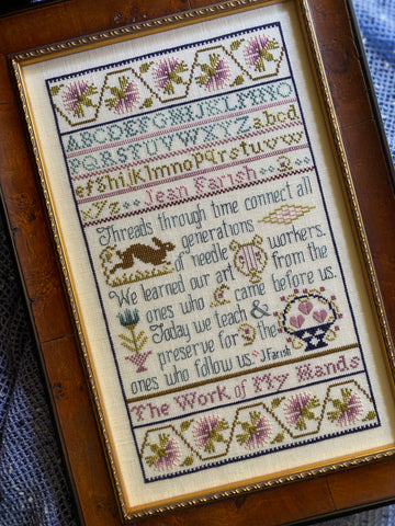 The Hare And The Basket - Jean Farish Needleworks