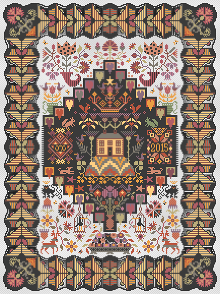 House On The Hill - Long Dog Samplers