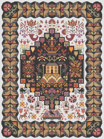 House On The Hill - Long Dog Samplers