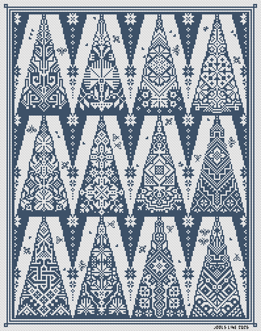 Icon Trees - Long Dog Samplers