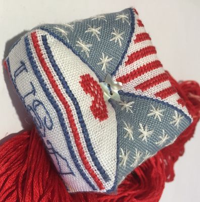 Stars And Stripes Tuffet - DD Designs