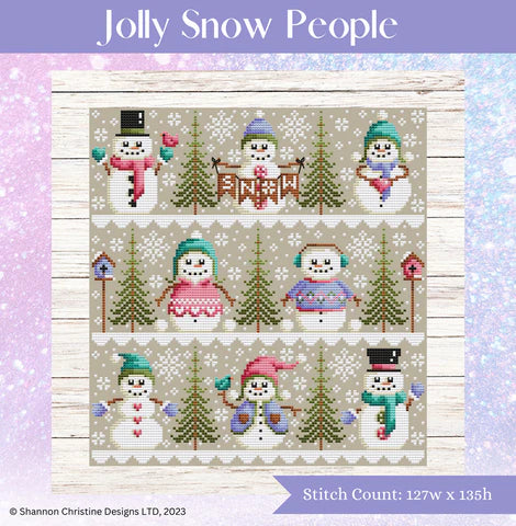 Jolly Snow People - Shannon Christine Designs
