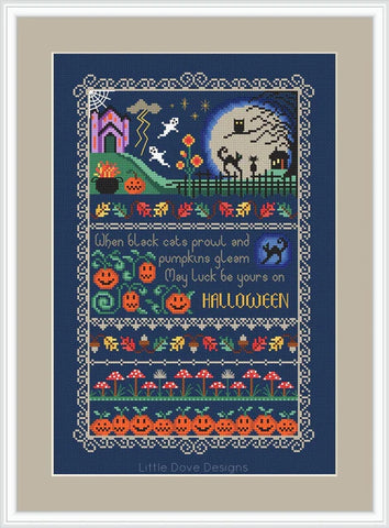 Black Cats & Pumpkins - Little Dove Designs