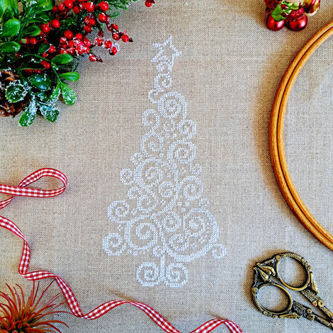 Lace Christmas Tree - Artmishka Cross Stitch