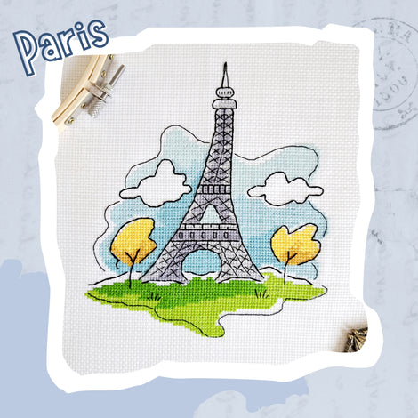 Landmarks: Paris - Artmishka Cross Stitch