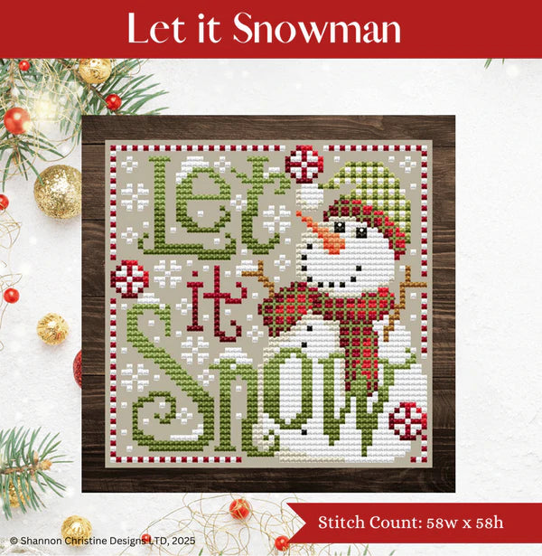 Let It Snowman - Shannon Christine Designs
