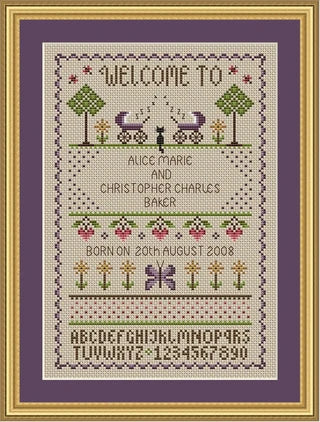 Twins Sampler - Little Dove Designs