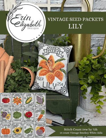 Vintage Seed Packets: Lily - Erin Elizabeth Designs