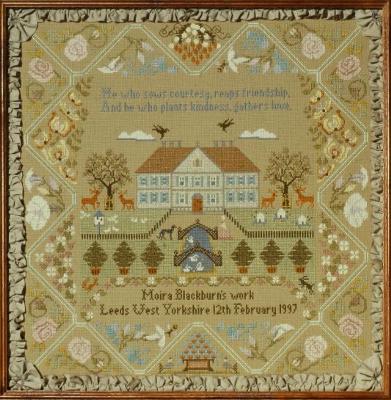 Bee Hive Sampler - Moira Blackburn Samplers