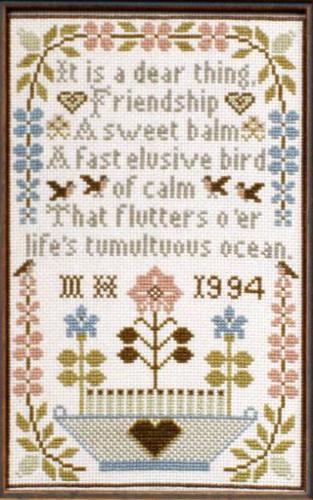 Friendship Sampler - Moira Blackburn Samplers