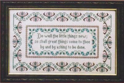 Persian Proverb Sampler - Moira Blackburn Samplers