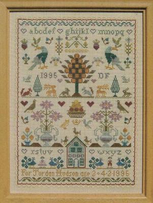 Birthday Sampler - Moira Blackburn Samplers