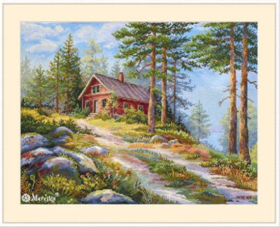 Red Cabin In The Woods - Merejka