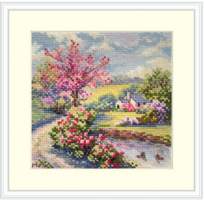 Spring (Evenweave Fabric) - Merejka