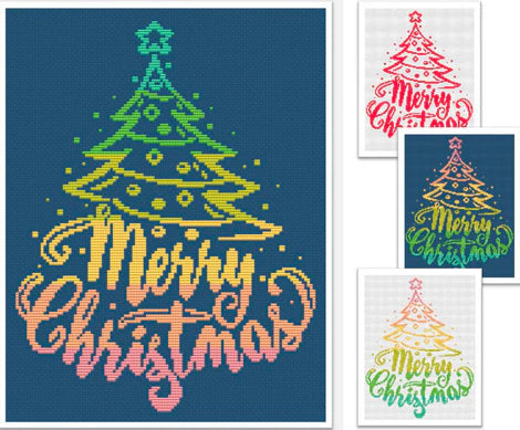 Merry Christmas - Artmishka Cross Stitch