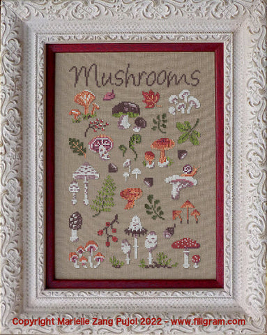 Mushrooms - Filigram