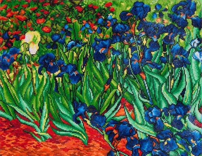 Irises: Van Gogh - Diamond Dotz