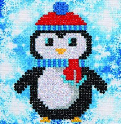 Christmas Penguin - Diamond Dotz