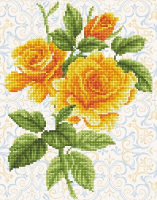Yellow Rose Bouquet - Diamond Dotz