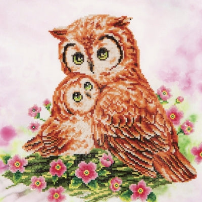 Mother & Baby Owl - Diamond Dotz